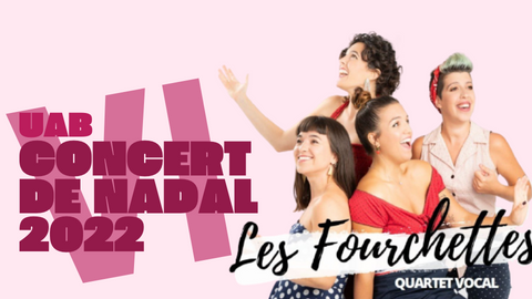 Les Fourchettes, quartet vocal, amenitzarà el concert de Nadal d'enguany